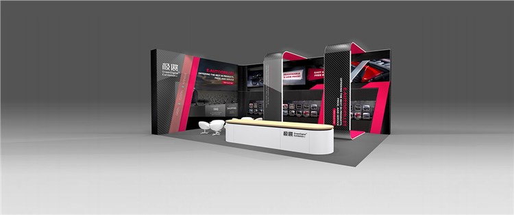 54㎡环保展台设计搭建方案