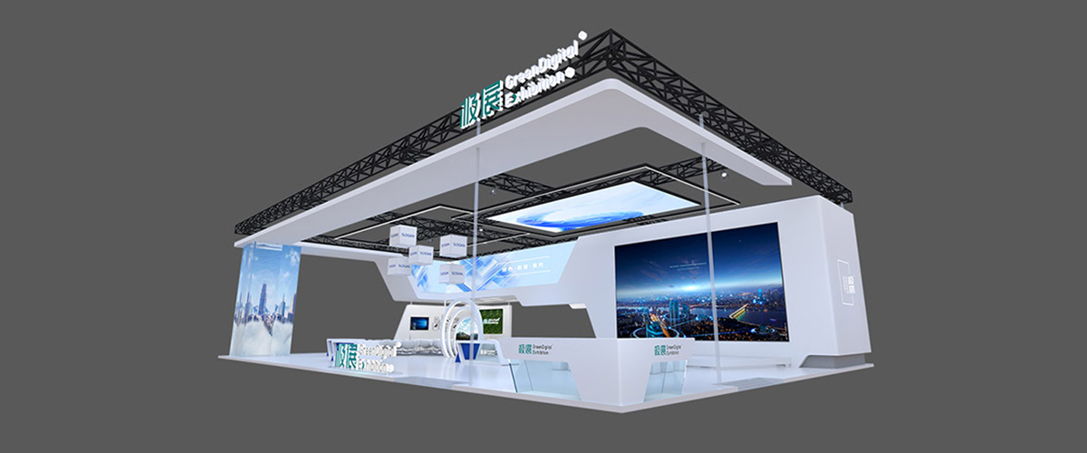 108+㎡环保展台设计搭建方案